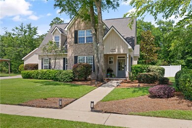 Beautifully landscaped yard with a full irrigation