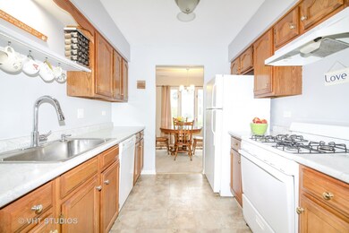 Kitchen view to dining room
