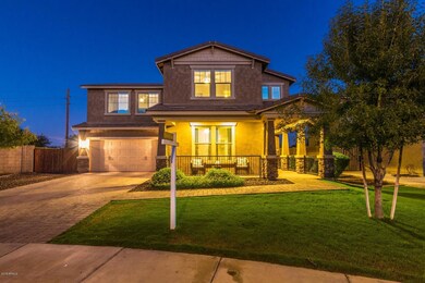 Twilight Front Patio