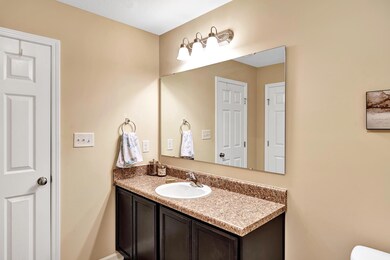 Master bathroom vanity view