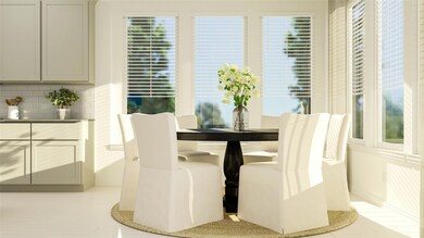 Dining area with a wealth of natural light