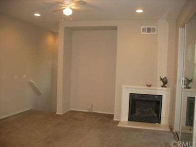 Living Room with Gas fire place