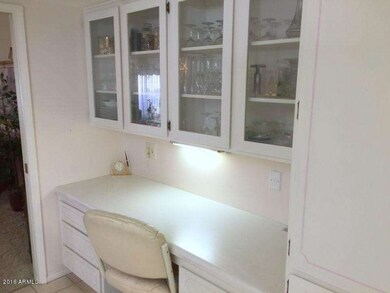 DESK IN KITCHEN