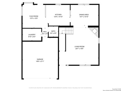 Downstairs floorplan