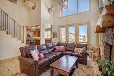 Living Room w/ Vaulted Ceilings