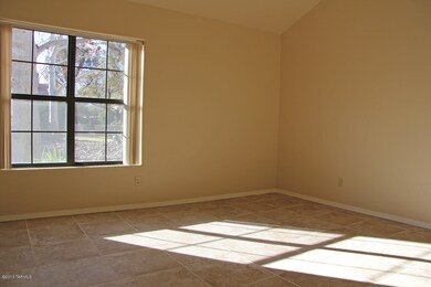 Downstairs Bedroom with Vualted Ceiling