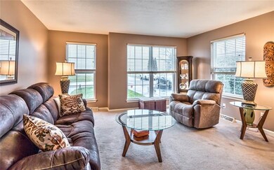 Living room with lots of natural light