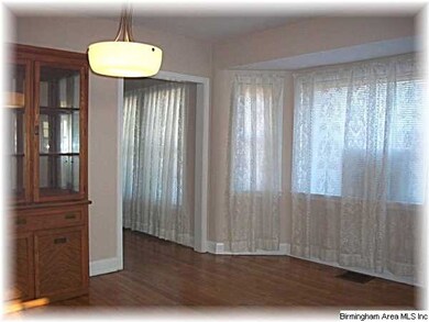 Formal dining room with natural light