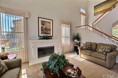 Cozy fireplace in the living room
