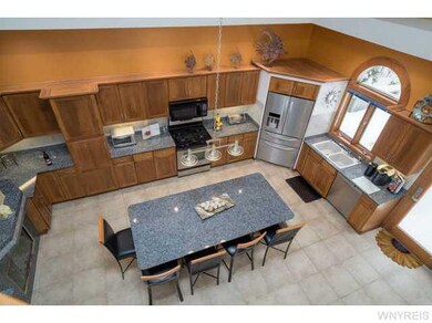 Kitchen. View of kitchen from the loft.