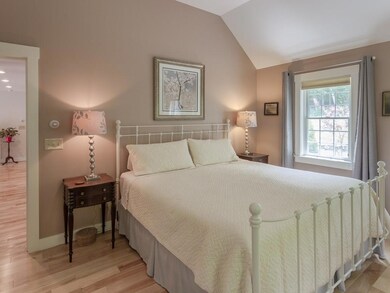 The Master bedroom suite on the main...