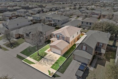 Birds eye view of property featuring a residential