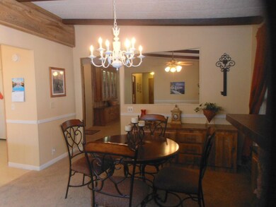 Dining area in great room