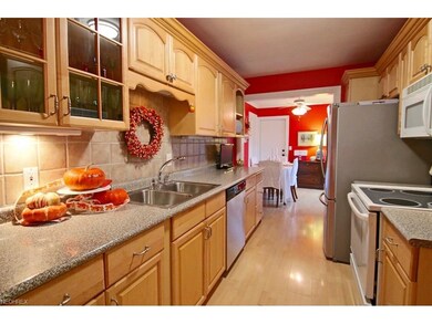 A step saving kitchen with room for cook's helpers