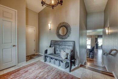 entry with just 4 steps into the home