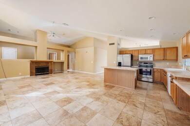 Family room and Fireplace
