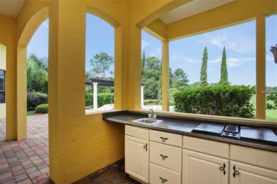 Pool side summer kitchen!