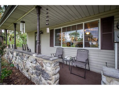 Welcoming porch
