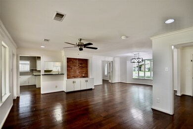 There is a large living area that opens to the kit
