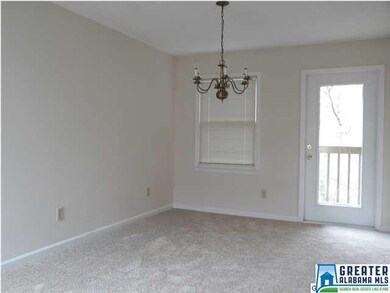 Spacious dining room