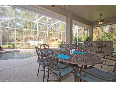 Lanai and Pool with bar area.