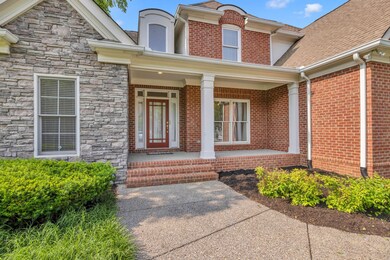 The inviting entry fits the home perfectly.