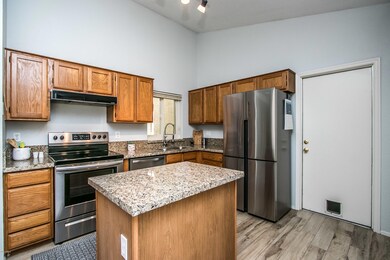 Kitchen access to garage