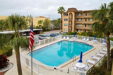 View of the Pool and Parking area