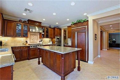 Gourmet kitchen.