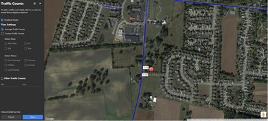 Traffic Count Map - Jan 2022 - 12,156 AD
