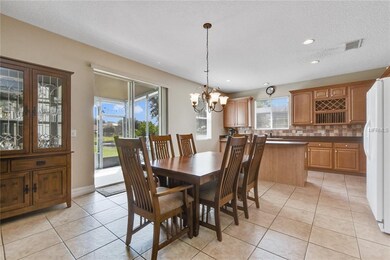 DINING ROOM with SLIDING DOORS leading to the scre