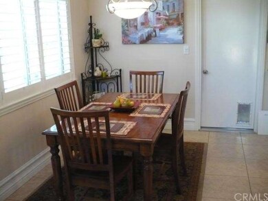 Eating area off kitchen