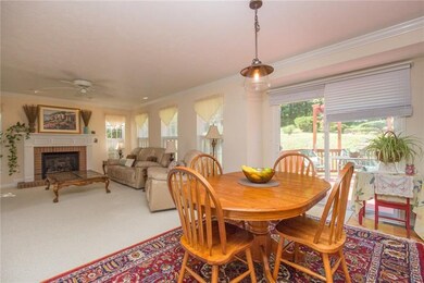 Kitchen open to the family room.....