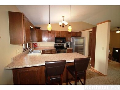 Enjoy spacious updated kitchen with stainless stee