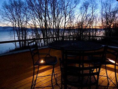 A westerly sunset over Lake Michigan