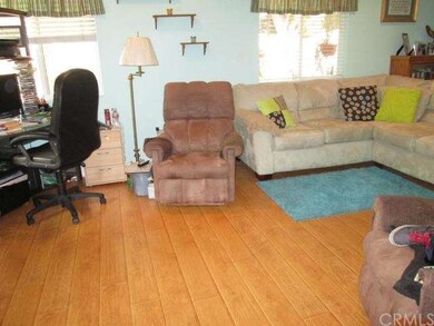 Laminate wood flooring in family room