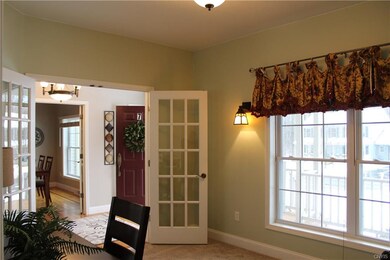 This is the view from the vestibule looking at the
