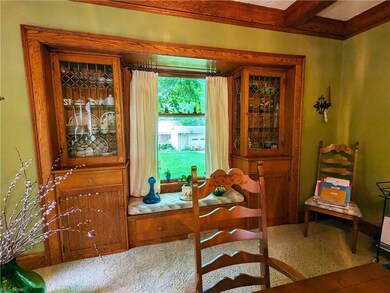 Dining Room with Built-in China Cabinets