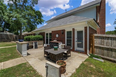 View of patio featuring outdoor dining area