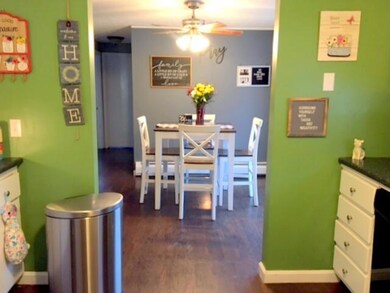 Kitchen looking to dining area