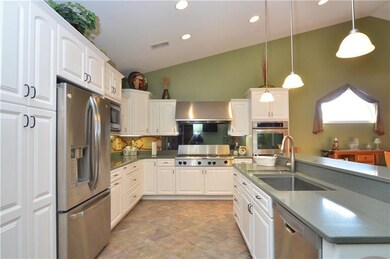 Gourmet Kitchen would delight a home cook or profe
