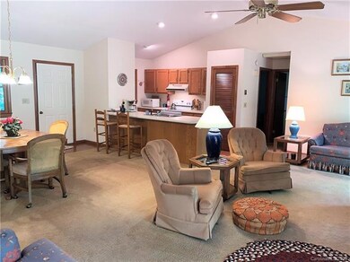 Open to Kitchen and Dining Area