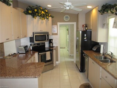 Granite counters, stainless appliances