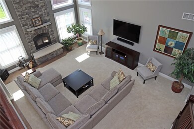 Great Room from Loft Living Area