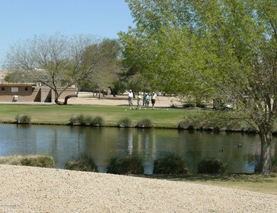 Lake with Tee Behind
