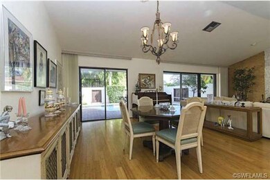 Dining Room Area Looking Out to Pool