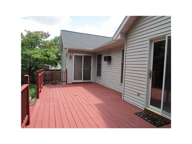 Deck. Deck has sliders to the master bedroom and t