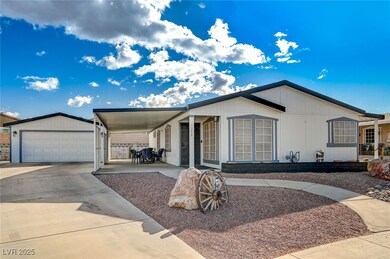 View of front facade featuring a carport