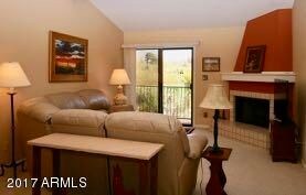 Spacious living room with walkout