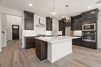 Kitchen with brushed nickel accents